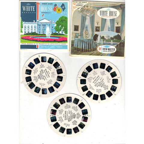 Set of 3 View-Master Reels - The White House - Washington,D.C. A793