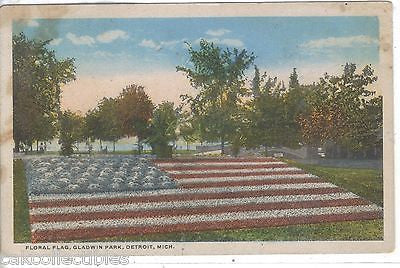 Floral Flag,Gladwin Park-Detroit,Michigan - Cakcollectibles