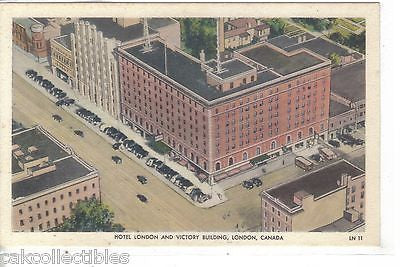Hotel London and Victory Building-London,Canada - Cakcollectibles