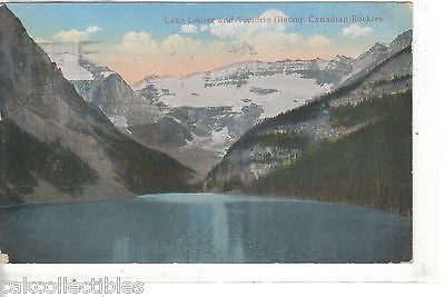 Lake Louise and Victoria Glacier-Canadian Rockies 1920 - Cakcollectibles