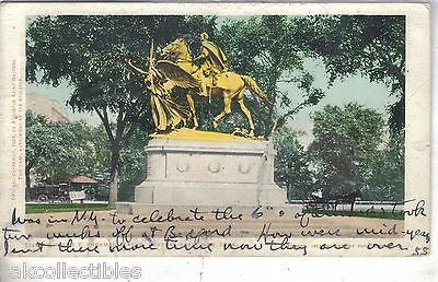 William T. Sherman Statue-Central Park-New York City 1907 - Cakcollectibles