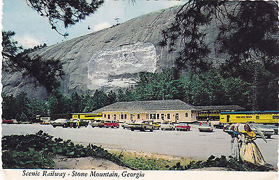 "Scenic Railway" - Stone Mountain, Georgia Postcard - Cakcollectibles - 1
