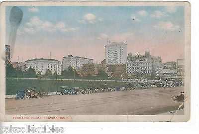 Exchange Place-Providence,Rhode Island 1917 - Cakcollectibles