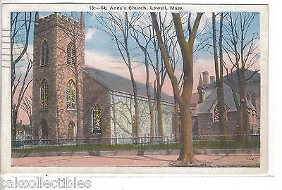 St. Anne's Church-Lowell,Massachusetts 1935 - Cakcollectibles