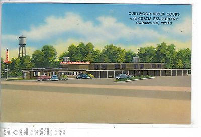 Curtwood Hotel Court & Curtis Restaurant-Gainesville,Texas - Cakcollectibles - 1