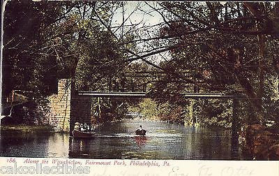 Along The Wissahickon,Fairmount Park-Philadelphia,Pennsylvania 1908 - Cakcollectibles