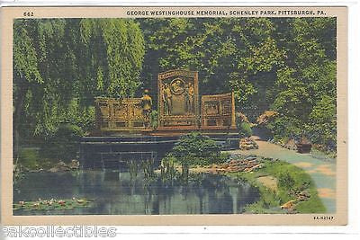 George Westinghouse Memorial,Schenley Park-Pittsburgh,Pennsylvania - Cakcollectibles