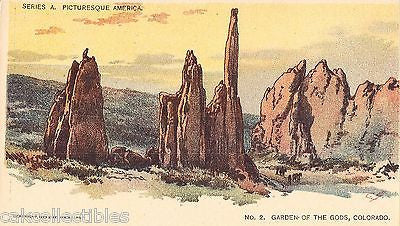 Garden of The Gods,Colorado-Picturesque America UDB - Cakcollectibles