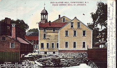 Old Slater Mill-Pawtucket,Rhode Island 1906 - Cakcollectibles