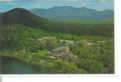 Aerial View of The Famous Lake Placid Club, Lake Pacid, New York - Cakcollectibles