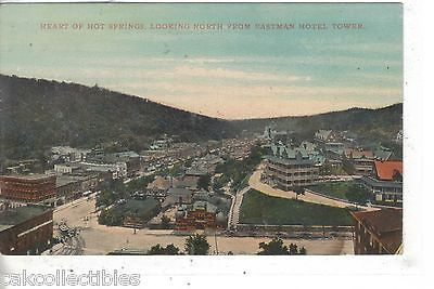 Heart of Hot Springs,Looking North from Eastman Hotel Tower - Cakcollectibles