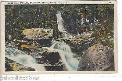 Beecher's Cascade,Crawford Notch-White Mts.,New Hampshire - Cakcollectibles