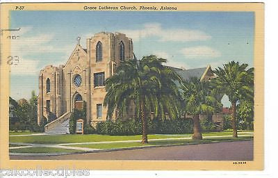 Grace Lutheran Church-Phoenix,Arizona 1951 - Cakcollectibles