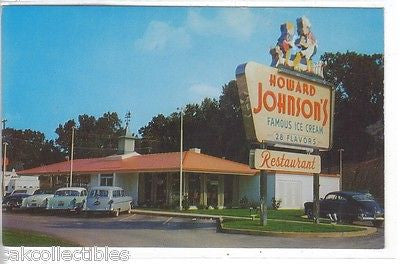 Howard Johnson's Restaurant-Charlotte,North Carolina (Old Cars) - Cakcollectibles - 1