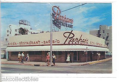 Parham's Restaurant-Miami Beach,Florida - Cakcollectibles - 1