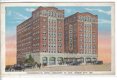 Commonwealth Hotel-Kansas City,Missouri - Cakcollectibles