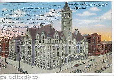 Main Post Office Building-Milwaukee,Wisconsin 1947 - Cakcollectibles
