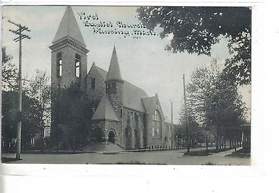 First Baptist Church-Lansing,Michigan 1911 - Cakcollectibles - 1