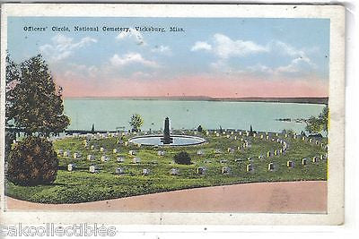 Officer's Circle,National Cemetery-Vicksburg,Mississippi - Cakcollectibles