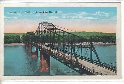 Missouri River Bridge-Jefferson City,Missouri - Cakcollectibles
