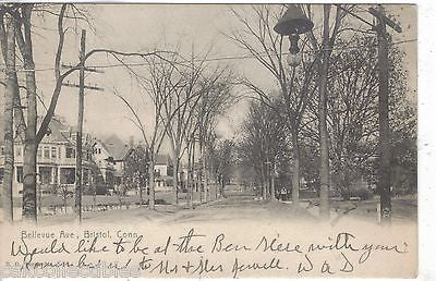 Bellevue Avenue-Bristol,Connecticut 1914 - Cakcollectibles