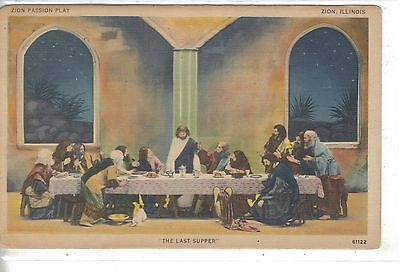 "The Last Supper"-Zion Passion Play-Zion,Illinois - Cakcollectibles