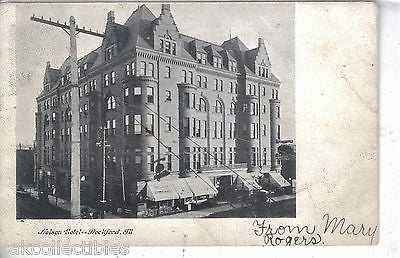 Nelson Hotel-Rockford,Illinois 1906 - Cakcollectibles