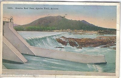 Granite Reef Dam-Apache Trail-Arizona 1936 - Cakcollectibles