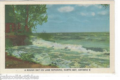 A Rough Day on Lake Nipissing-North Bay,Ontario,Canada - Cakcollectibles