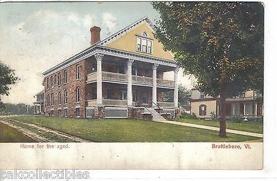 Home for The Aged-Brattleboro,Vermont - Cakcollectibles