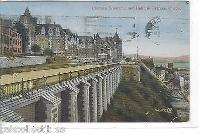 Chateau Frontenac and Dufferin Terrace-Quebec 1913 - Cakcollectibles