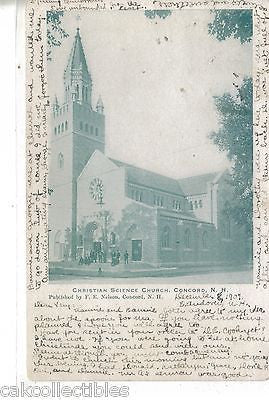 Christian Science Church-Concord,New Hampshire 1907 - Cakcollectibles