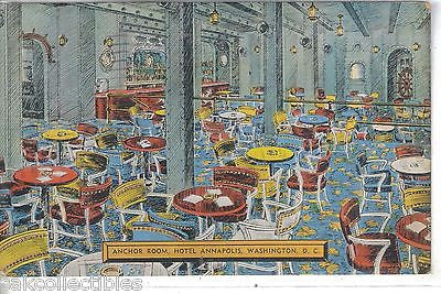 Anchor Room,Hotel Annapolis-Washington,D.C. 1944 - Cakcollectibles