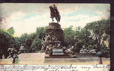 Washington Monument,Fairmount Park-Philadelphia,Pennsylvania 1907 - Cakcollectibles