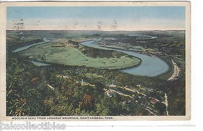 Moccasin Bend from Lookout Mountain-Chattanooga,Tennessee 1918 - Cakcollectibles