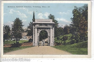 Entrance,National Cemetery-Vicksburg,Mississippi - Cakcollectibles