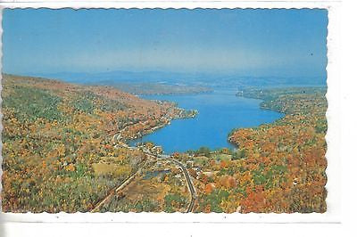 Aerial View-Newberry on Lake Sunapee-New Hampshire - Cakcollectibles