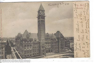 City Hall-Toronto,Ontario,Canada 1905 - Cakcollectibles