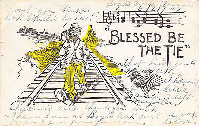 " Blessed Be The Tie " Comic Postcard - Cakcollectibles