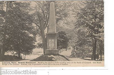 British Monument-Concord,Massachusetts - Cakcollectibles