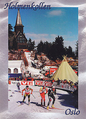 Norway:Holmenkollen, Oslo World Championship In Biathlon 2000 Postcard - Cakcollectibles - 1