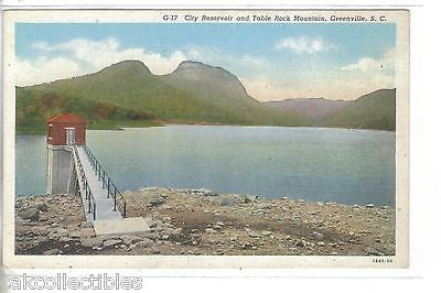 City Reservoir and Table Rock Mountain-Greenville,South Carolina - Cakcollectibles