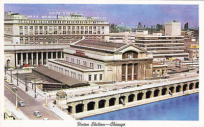 Chicago's Union Station Postcard - Cakcollectibles