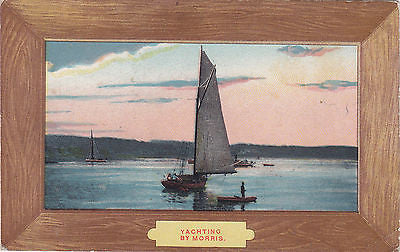Yachting By Morris Painting Portrait Postcard - Cakcollectibles