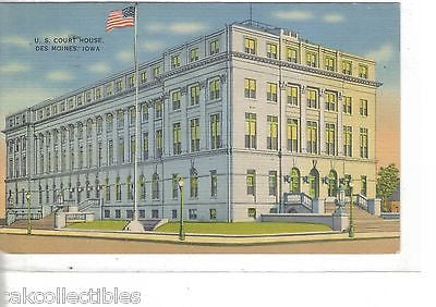 U.S. Court House-Des Moines,Iowa 1942 - Cakcollectibles