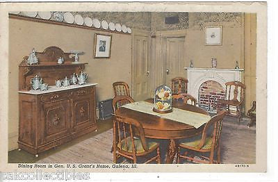 Dining Room in Gen. U.S. Grant's Home-Galena,Illinois - Cakcollectibles