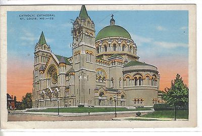 Catholic Cathedral-St. Louis,Missouri 1937 - Cakcollectibles