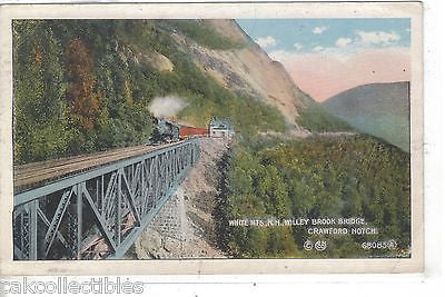 Willey Brook Bridge-Crawford Notch,White Mts.,New Hampshire 1916 - Cakcollectibles