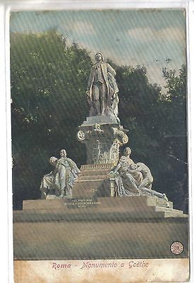 Monumento A Goethe - Rome, Italy - Cakcollectibles