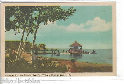 Chippewa Park on Thunder Bay-Fort William,Ontario,Canada 1949 - Cakcollectibles